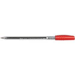 Stat Ballpoint Pen Medium 1mm Red Box 12