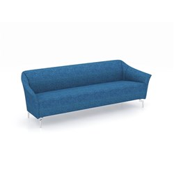 Venice Lounge 3 Seater 1880W x 730D x 780mmH Blue Fabric