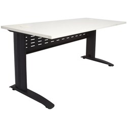 Rapidline Rapid Span Straight Desk 1500W x 700D x 730mmH White/Black