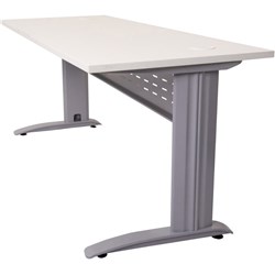 Rapidline Rapid Span Straight Desk 1500W x 700D x 730mmH White/Silver