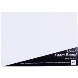 Quill Foam Board A3 White