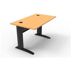 Rapidline Rapid Span Straight Desk 1200W x 700D x 730mmH Beech/Black