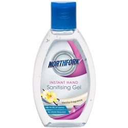 Northfork Instant Hand Sanitising Gel Vanilla Fragrance 70ml