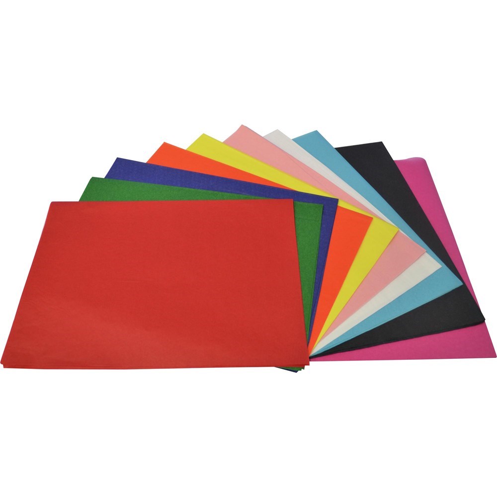Art & Craft - Rainbow Tissue Paper 500 x 750mm 17gsm Acid Free